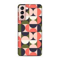 Samsung Galaxy S21 Uyumlu Kılıf Insomnia (42) Rugged Armor Kılıf Kare Daire