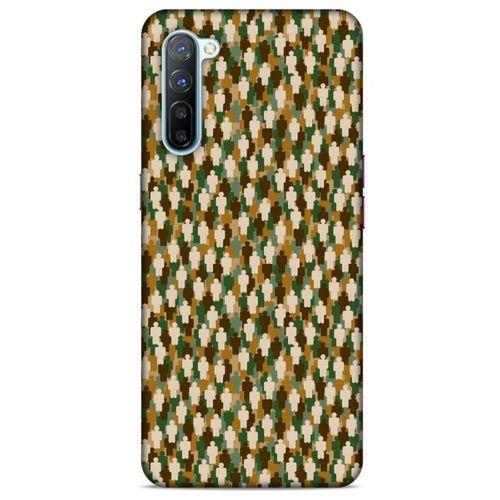 Kamuflaj 48 Oppo Reno 3 Kılıf Silikon Kapak