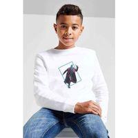Yondu Star L Baskılı Unisex Çocuk Beyaz Sweatshirt