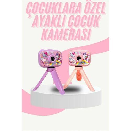 Çocuk Için Eğitici Video Kamera Ayaklı Mini Fotoğraf Makinesi