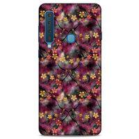 Samsung Galaxy A9 2018 Uyumlu Kılıf Pembe Delisi (10) Full Koruma Kılıfı Çiçek