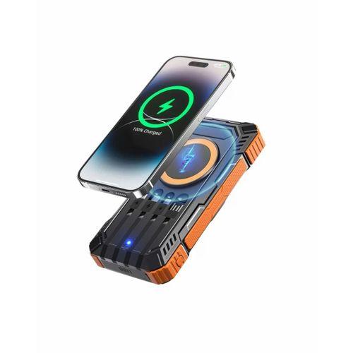 20000 Mah Powerbank Güneş Enerjili Kablosuz Şarj Hızlı Şarj Taşınabilir Batarya