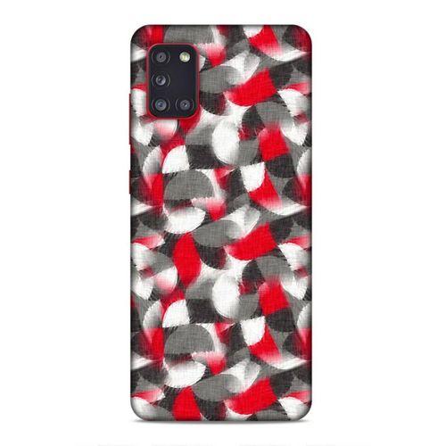 Samsung Galaxy A31 Uyumlu Kılıf Romans (38) Neo Hybrid Kılıf Kırmızı Gri