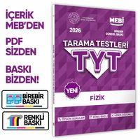 2026 YKS-TYT MEBİ-OGM Fizik Özgün Tarama Testleri Kitabı A4 Boyut Renkli Görsel BASKI ÜCRETİ