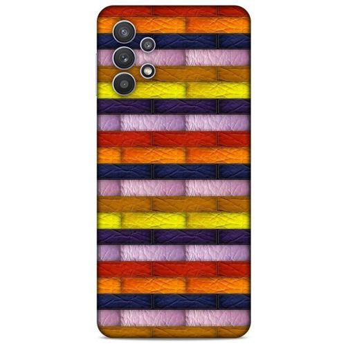 Lopard Samsung Galaxy A32 Uyumlu Kılıf Patchwork (30) Silicone Case
