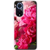 Huawei Nova 9 Kılıf HD Desen Baskılı Arka Kapak - Kırmızı Beyaz Gül