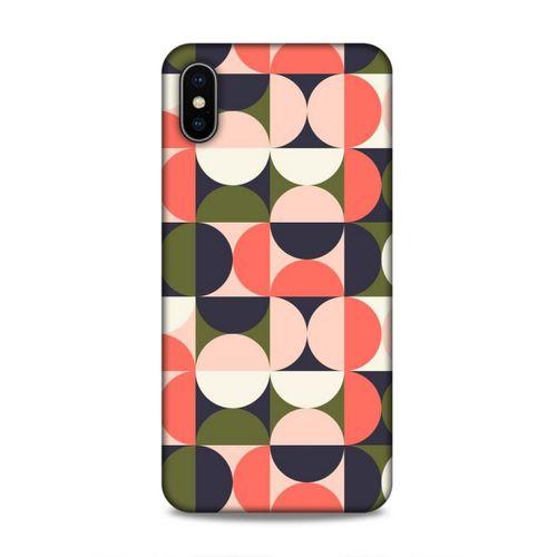 Apple iPhone XS Max Uyumlu Kılıf Insomnia (42) Rugged Armor Kılıf Kare Daire