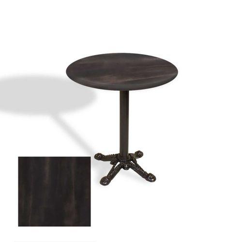 Dockers Çipa Döküm Ayak Yuvarlak Masa Çap 80cm - (Werzalit, Wermodin ve Allzalit Tabla) - Rocked