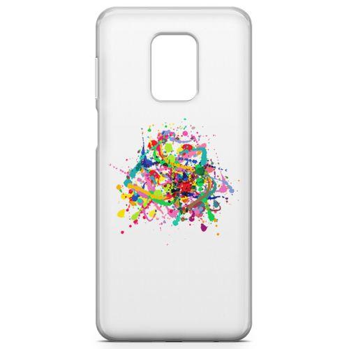 Xiaomi Redmi Note 9S Kılıf Suluboya Afiş Arka Kapak Koruma Desenli Full Koruyucu