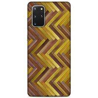 Lopard Samsung Galaxy S20 Plus Uyumlu Kılıf Wood'X (31) TPU Kılıf Baskılı