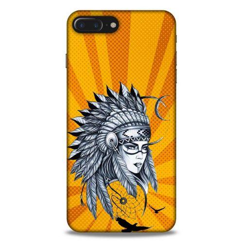 Lopard Apple Iphone 7 Plus Uyumlu Kılıf Tattoo's (45) Liquid Air Kılıf Kızılderili Dövmesi