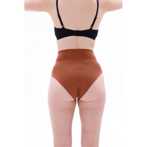 Kahverengi Mı  2704 Lazer Kesim Yüksek Bel Hayalet Külot