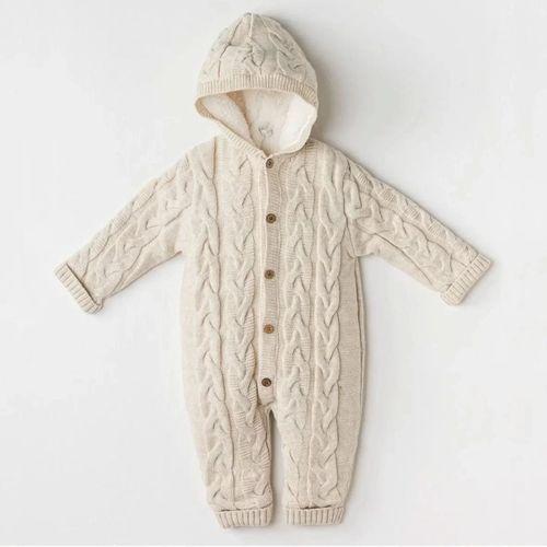 Ac24336 Knitwear Triko Bebe Kozmonot Beige Melange