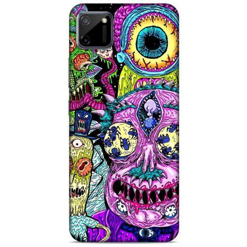 Realme C11 Uyumlu Kılıf Rick And Morty (47) Crystal Flex Kılıf Decoy Mortys