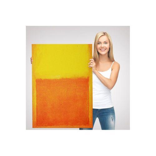 Mark Rothko Turuncu Sarı Eseri Kanvas Duvar Tablosu-5107