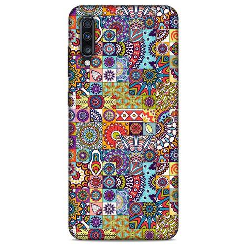 Ethnic Culture (25) Samsung Galaxy A70 Kılıf Silikon Kapak Desenli