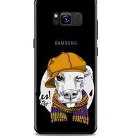 Zoologix (28) Samsung Galaxy S8 Şeffaf Kılıf Silikon Desenli
