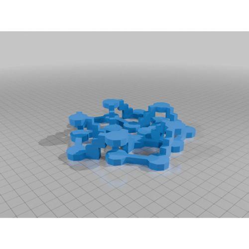 3D baskı Fathauer yürünebilir yıldız pentafoil modeli (Bu ürün Sadece Plastik parçadır - Almadan Önce Soru Sorabilirsiniz)