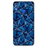 Huawei Honor 8x Uyumlu Kılıf Mavi Delisi (46) Core Armor Kılıf Geometrik