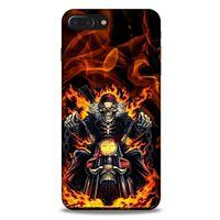 Apple Iphone 8 Plus Uyumlu Kılıf Motorsiklet (10) Full Koruma Kılıfı Harley Davidson