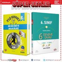 İşleyen Zeka 6. Sınıf Din Kültürü ve Ahlak Bilgisi 3 lü Kuvvet Serisi ve Editör Deneme Seti 2 Kitap