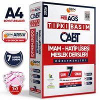2026 MEB-AGS ÖABT İmam Hatip Meslek Dersleri Öğretmenliği ÖSYM Tıpkı Basım 7li Deneme Paketi Cevaplı