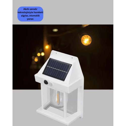 Ip65 Su Geçirmez Güneş Paneli Dış Mekan Lamba
