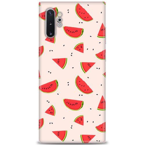 Samsung Galaxy Note 10 Plus Kılıf HD Baskılı Kılıf - Karpuz Dilimleri + Tam Ekran Koruyucu