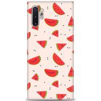 Samsung Galaxy Note 10 Plus Kılıf HD Baskılı Kılıf - Karpuz Dilimleri + Tam Ekran Koruyucu