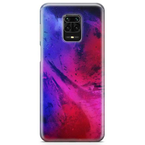 Xiaomi Redmi Note 9s Kılıf Fuşya Geceler Arka Kapak Koruma Desenli Full Koruyucu