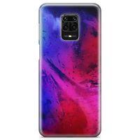 Xiaomi Redmi Note 9s Kılıf Fuşya Geceler Arka Kapak Koruma Desenli Full Koruyucu