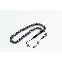 Oltu Taşı Çift Renk Damla Karpuz İşlemeli Tespih