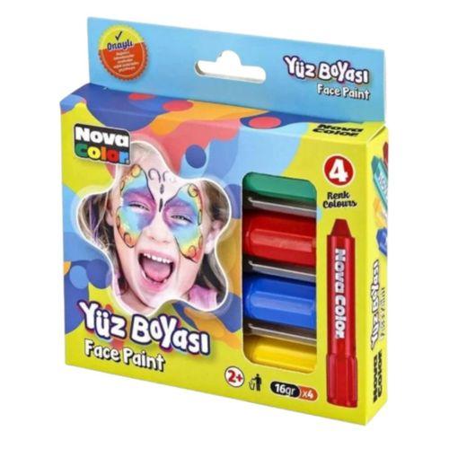 NOVA COLOR YÜZ BOYASİ ()4'LÜ SET)