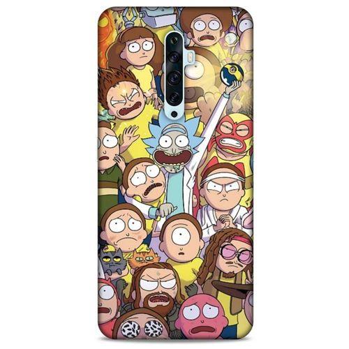 Oppo Reno 2z Uyumlu Kılıf Rick And Morty (34) Slim Armor Kılıf Manager Morty