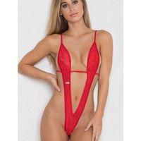 Kadın Kırmızı Dantelli Fantezi Gecelik Babydoll
