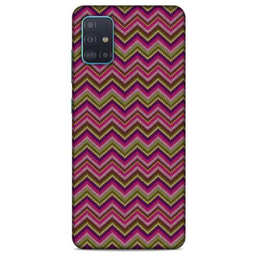 Kazak (18) Desenli Silikon Kapak Samsung Galaxy A51 Kılıf