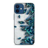 Apple iPhone 12 Mini Kılıf Desenli Özel Seri Tüyler (41) Tank Kılıf