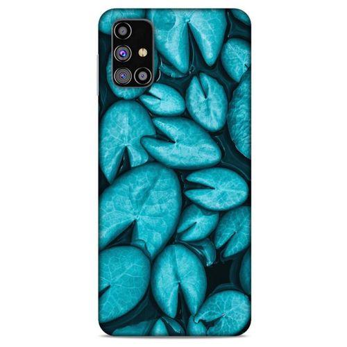 Lopard Samsung Galaxy M31s Uyumlu Kılıf Bahar (36) Glitter Kılıf Turkuaz