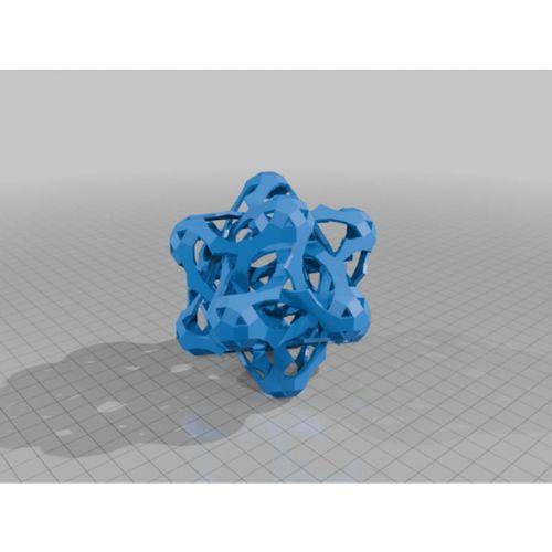 ESCHER Oniki Yüzlü Çoklu Düğüm 1 3D Baskı (Bu ürün Sadece Plastik parçadır - Almadan Önce Soru Sorabilirsiniz)