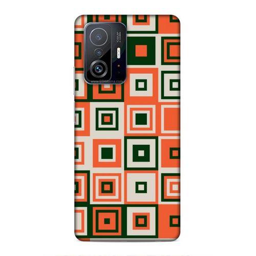 Xiaomi Mi 11T Pro 5G Uyumlu Kılıf Insomnia (29) Arka Koruma Kılıfı Turuncu Siyah