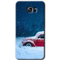 Galaxy Note 5 Kılıf HD Desen Baskılı Arka Kapak - Karlı Vosvos