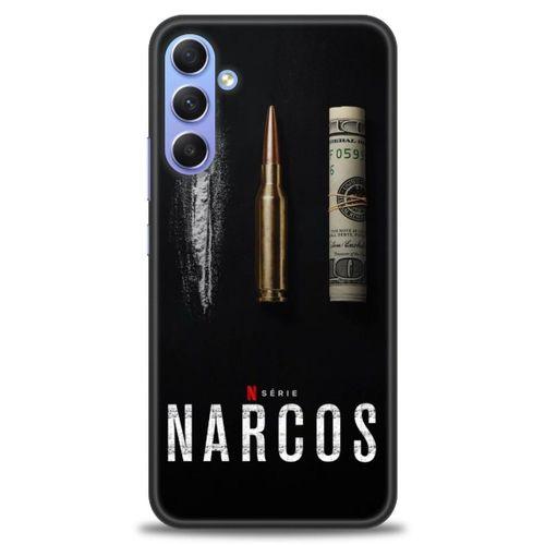 Samsung Galaxy A24 Kılıf HD Baskılı Kılıf - Narcos + Tam Ekran Koruyucu