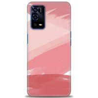 Oppo A55 Kılıf HD Baskılı Kılıf - Pembe Palet + Tam Ekran Koruyucu