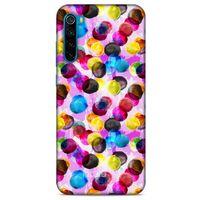 Xiaomi Redmi Note 8T Kılıf Pastel Renkler (42) Rugged Armor Kılıf Mor Pembe