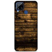 Lopard Oppo Realme C15 Uyumlu Kılıf Wood'X (18) Telefon Kılıfları Desenli