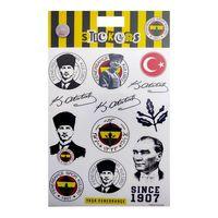 Fenerbahçe Atatürk Sticker Sheet Karışık Orijinal Lisanslı