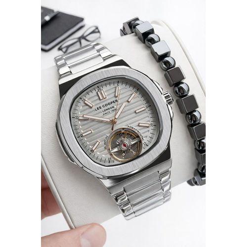 Lee Cooper Otomatik Erkek Kol Saati 50 Mt Suya Dayanıklı Çelik Kordon Bileklik Hediyeli VS.BLKT.0899