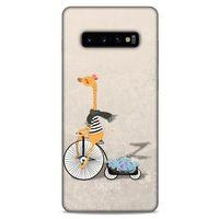 Samsung Galaxy S10 Plus Kılıf FunnyMaX (17) Tasarım Kılıf Bej Zürafa
