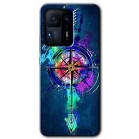Xiaomi Mi Mix 4 HD Baskılı Kılıf + 9D Tam Ekran Koruyucu - Gizemli Pusula