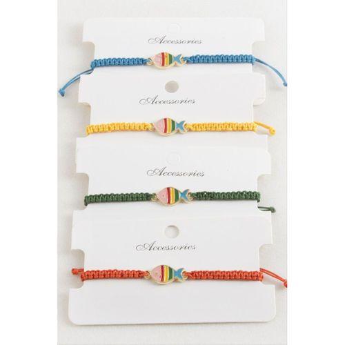 Balık Makrome Örgülü Bileklik